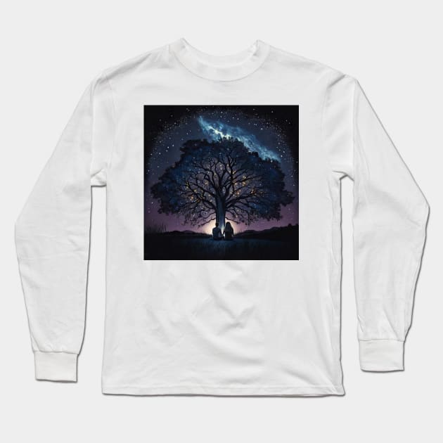 Under the Stars 04 Long Sleeve T-Shirt by thewandswant